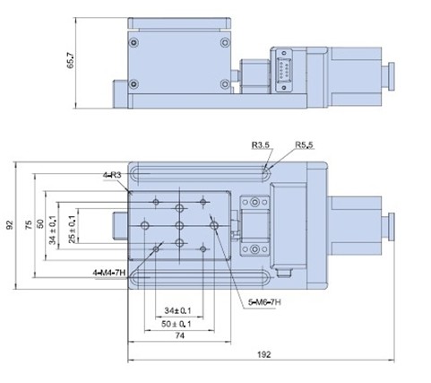 PT-GD404電動(dòng)升降臺(tái) 電動(dòng)升降架 Z軸精密位移臺(tái) 電動(dòng)升降機(jī)行程10