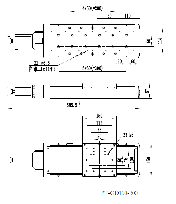 PT-GD150(201)四維電動(dòng)調(diào)節(jié)平臺(tái) 平移升降旋轉(zhuǎn)四維組合位移臺(tái)