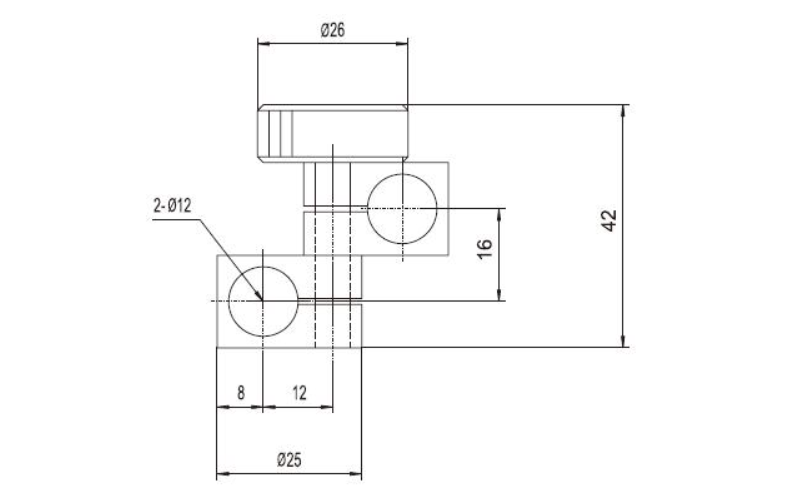 PG03-12交叉桿架，可以將2 根接桿按所需任意角度組合在一起
